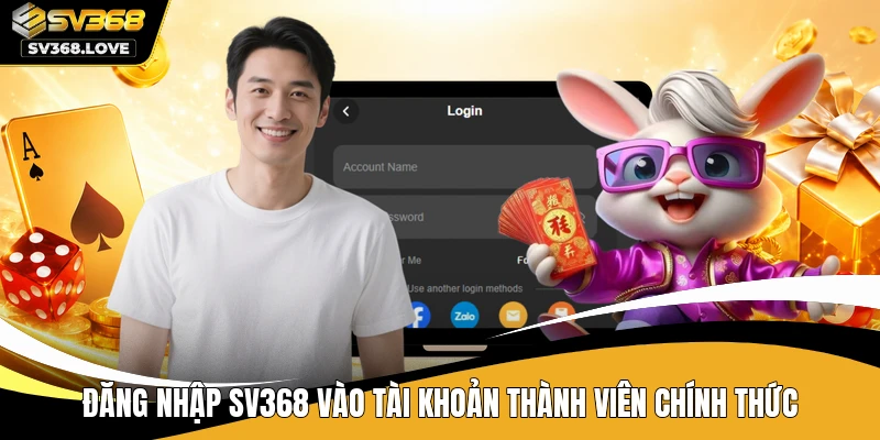 Đăng nhập SV368 vào tài khoản thành viên chính thức